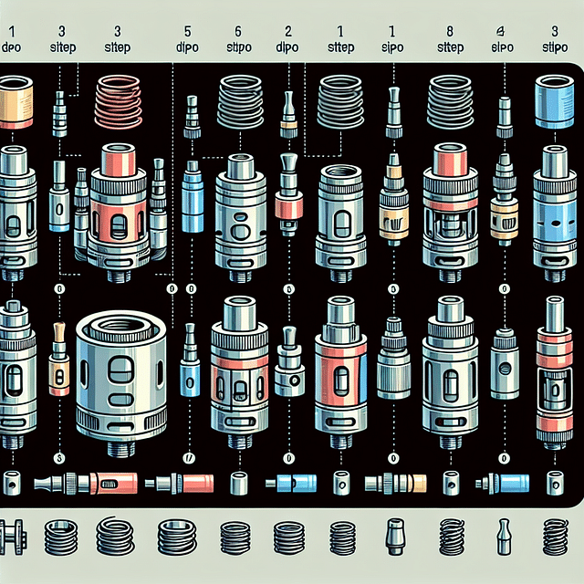 selection of vape coils with different resistances