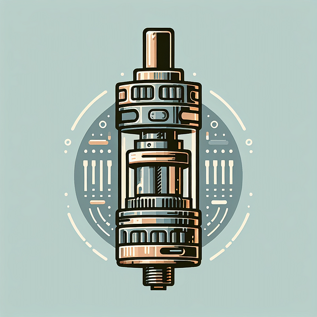 vape tank with adjustable airflow and large e-liquid capacity