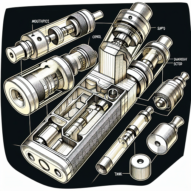 sketches of luxury vape concepts