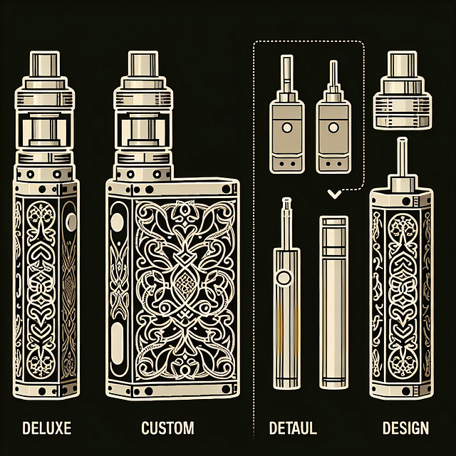 customized luxury vape with engravings