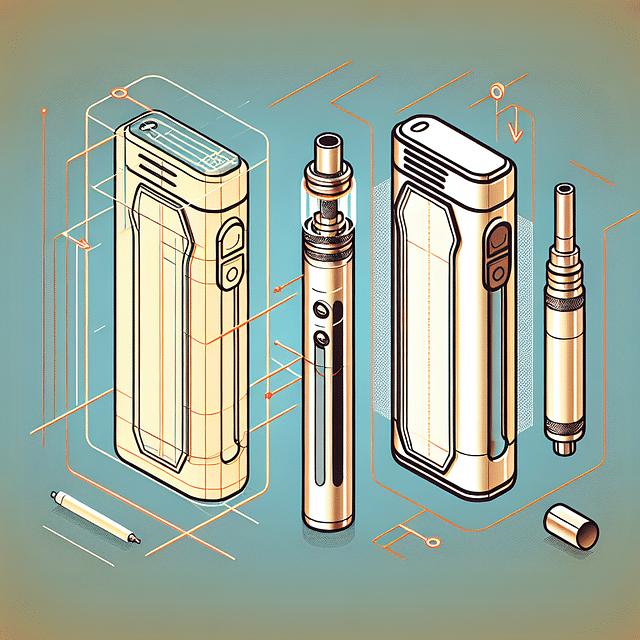 3D model and prototype of a luxury vape