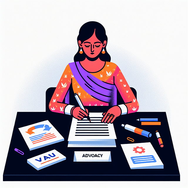 Person writing an impactful message on vaping advocacy