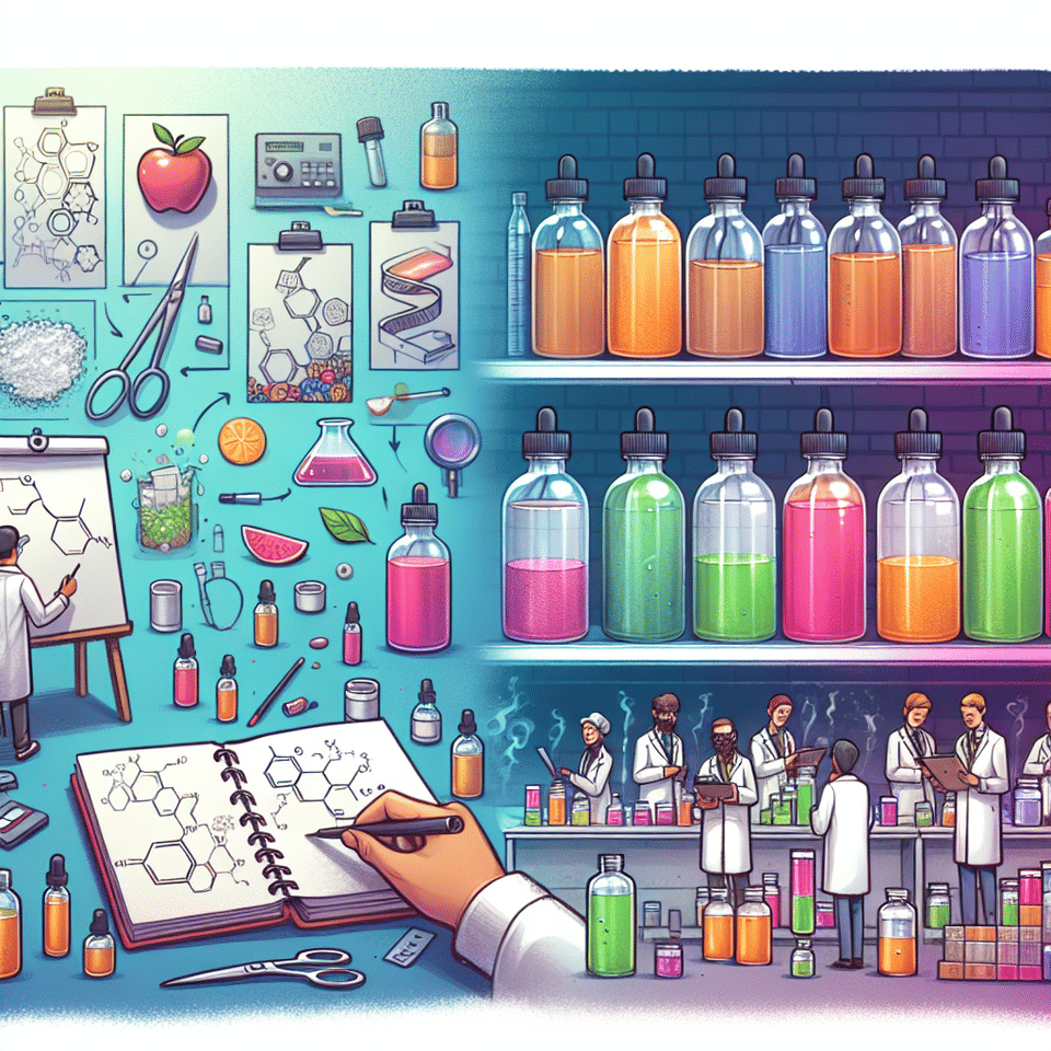 Unveiling the Craft of Vape Juices: A Journey from Concept to Shelf