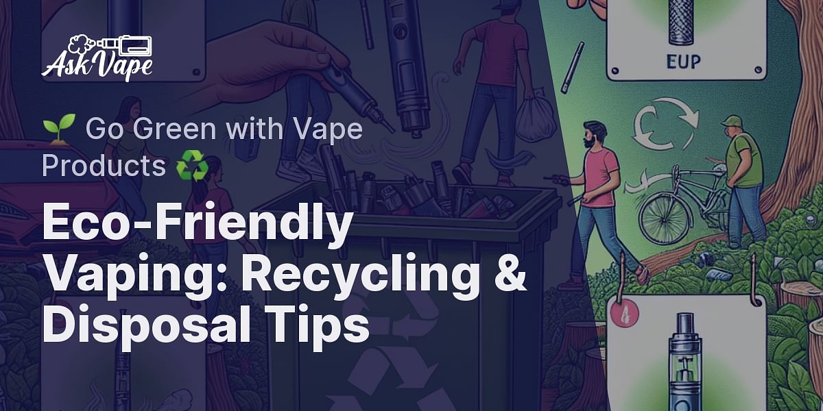 The Environmental Vaper How to Recycle and Dispose of Vape Products Responsibly