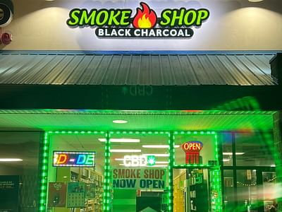 Black Charcoal Smoke and Vape