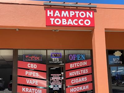 Hampton Tobacco- Smoke shop Head shop, Vape, Hookahs, Kratom & Tattoo Supplies