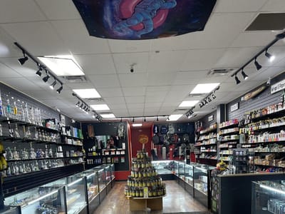 Lit smoke shop